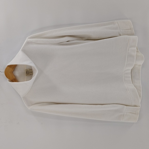 Telluride Clothing Co. pullover top ivory white large pockets and thumb holes - Picture 1 of 7